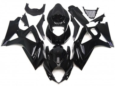07-08 Style Noir Brillant GSXR 1000 Carénage Moto