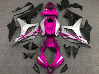 07-08 Style Rose & Argent OEM CBR600RR Carénage Moto