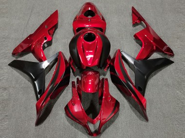 07-08 Style Rouge Foncé OEM CBR600RR Carénage Moto