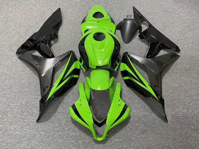 07-08 Style Vert Électrique OEM & Gris CBR600RR Carénage Moto 07-08 Style Vert Électrique OEM & Gris CBR600RR Carénage Moto