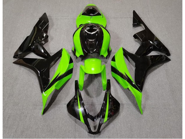07-08 Vert Lime & Noir CBR600RR Carénage Moto