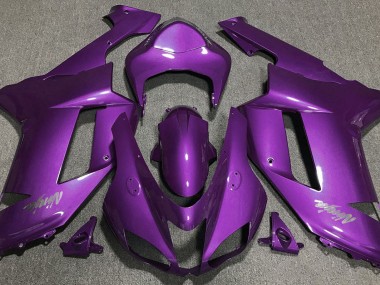 07-08 Violet Brillant ZX6R Carénage Moto