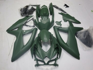 08-10 Armée Verte GSXR 600-750 Carénage Moto