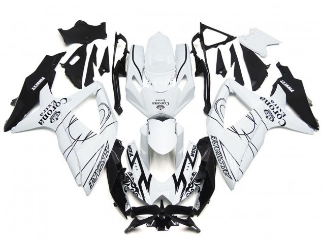 08-10 Personnalisé Corona Spécial Avec Blanc GSXR 600-750 Carénage Moto 08-10 Personnalisé Corona Spécial Avec Blanc GSXR 600-750 Carénage Moto