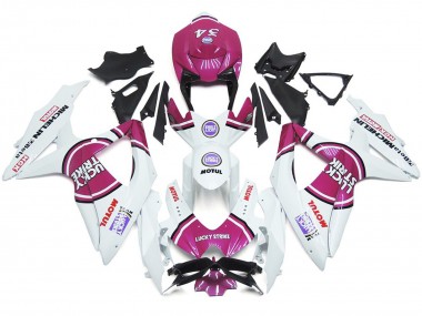 08-10 Rose 34 Lucky Strike GSXR 600-750 Carénage Moto