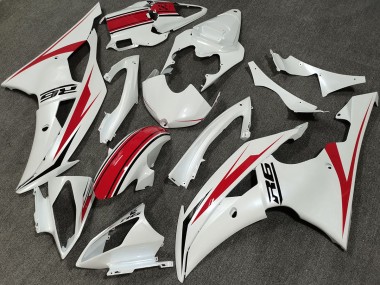 08-16 Blanc Perle Personnalisé R6 Carénage Moto