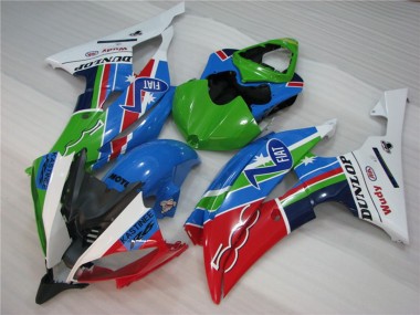 08-16 Vert Fiat R6 Carénage Moto