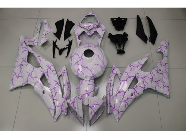 08-16 Éclairage Violet R6 Carénage Moto