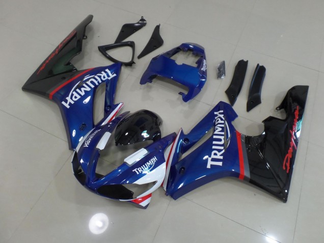 09-12 Bleu & Blanc Daytona 675 Carénage Moto 09-12 Bleu & Blanc Daytona 675 Carénage Moto