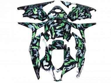 09-12 Neige Verte Camo CBR600RR Carénage Moto