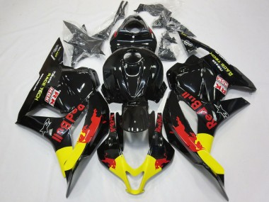 09-12 Rouge Taureau Noir Brillant CBR600RR Carénage Moto