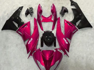 09-12 Rouge Vif Brillant ZX6R Carénage Moto