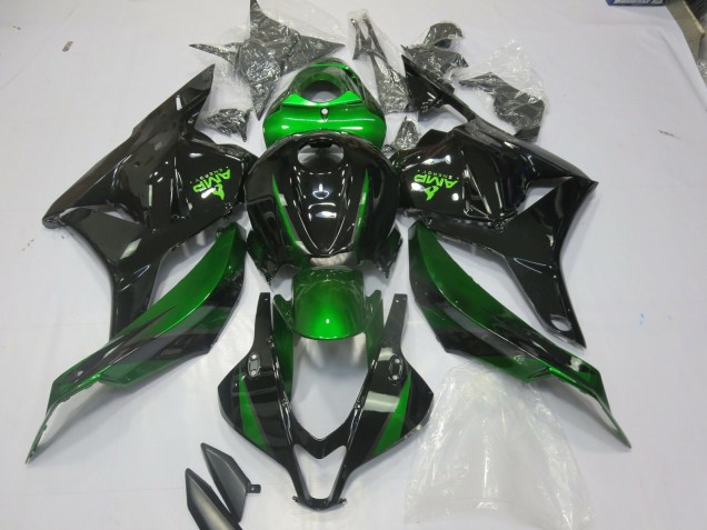 09-12 Spécial Vert Brillant Noir CBR600RR Carénage Moto 09-12 Spécial Vert Brillant Noir CBR600RR Carénage Moto