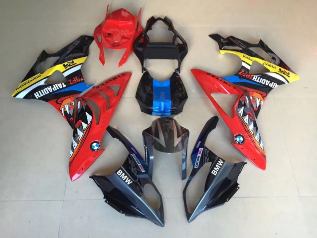 09-14 Alien Bleu & Blanc S1000RR Carénage Moto 09-14 Alien Bleu & Blanc S1000RR Carénage Moto