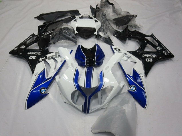 09-14 Alien Bleu & Blanc S1000RR Carénage Moto