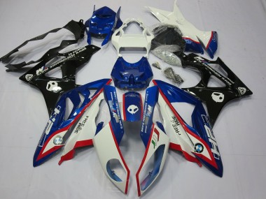 09-14 Alien Bleu & Blanc S1000RR Carénage Moto