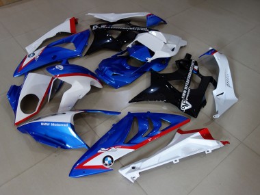 09-14 Alien Bleu & Blanc S1000RR Carénage Moto