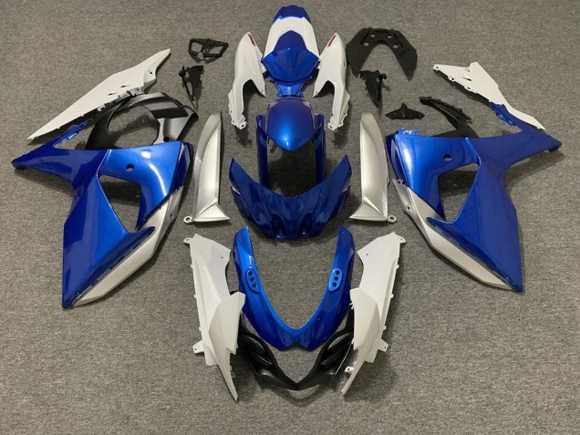 09-16 Bleu Clair & Blanc GSXR 1000 Carénage Moto 09-16 Bleu Clair & Blanc GSXR 1000 Carénage Moto