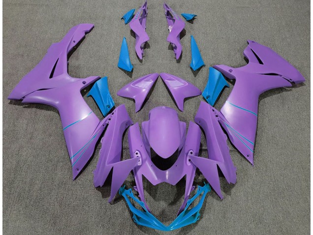 11-24 Violet Mat & Bleu GSXR 600-750 Carénage Moto
