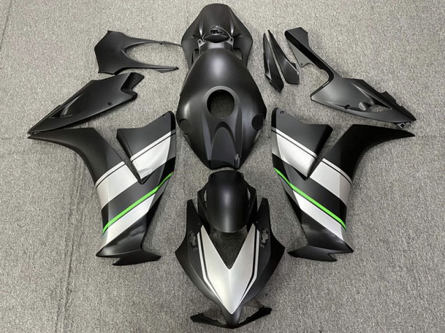 12-16 Garniture Mate & Verte CBR1000RR Carénage Moto