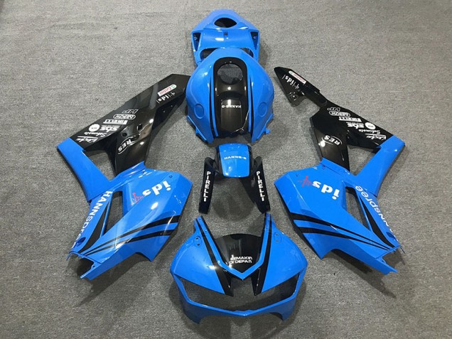 13-23 Bleu Brillant & Logos CBR600RR Carénage Moto 13-23 Bleu Brillant & Logos CBR600RR Carénage Moto
