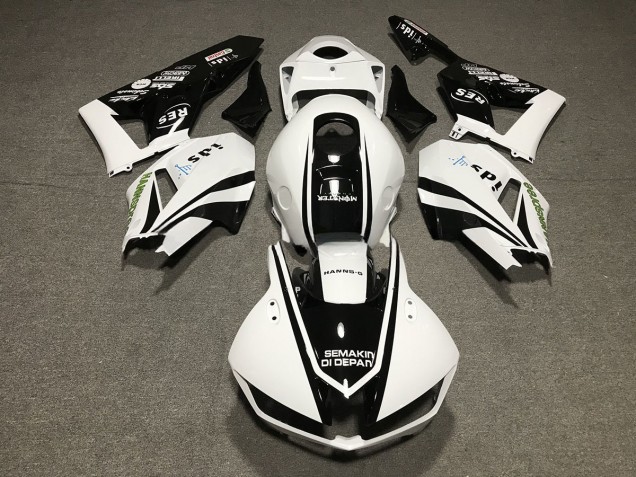 13-23 Conception Noir & Blanc CBR600RR Carénage Moto