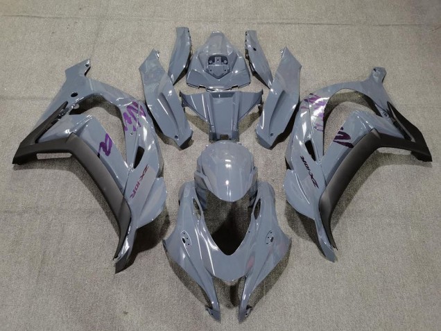 16-19 Nardo Gris & Violet ZX10R Carénage Moto 16-19 Nardo Gris & Violet ZX10R Carénage Moto