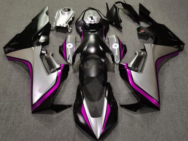 17-23 Argent & Noir & Rose CBR1000RR Carénage Moto