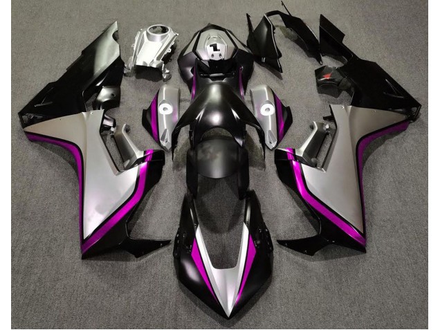 17-23 Argent & Noir & Rose CBR1000RR Carénage Moto 17-23 Argent & Noir & Rose CBR1000RR Carénage Moto