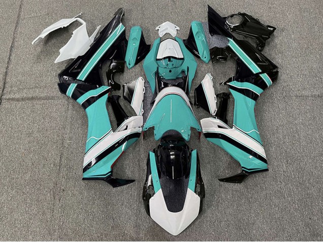 17-23 Cyan Brillant Blanc & Noir CBR1000RR Carénage Moto 17-23 Cyan Brillant Blanc & Noir CBR1000RR Carénage Moto