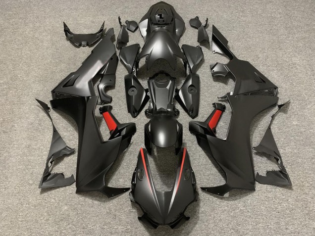 17-23 Noir Mat & Rouge CBR1000RR Carénage Moto