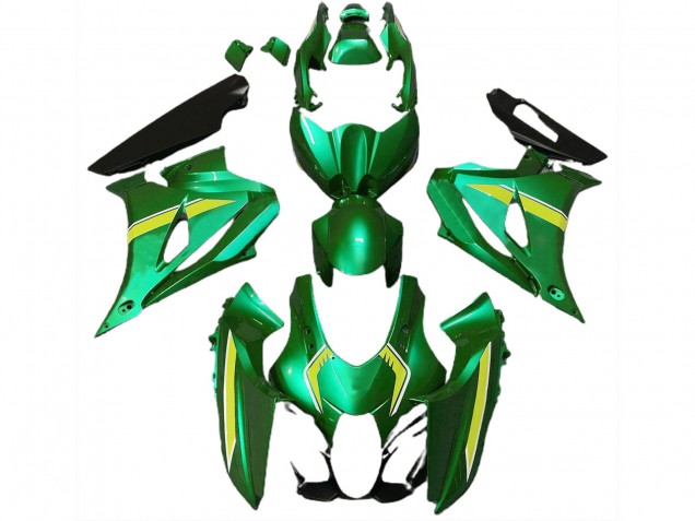 17-23 Style De Crosse Vert GSXR 1000 Carénage Moto