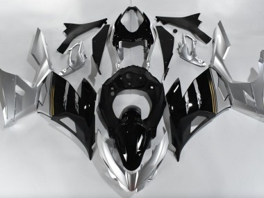 18-23 Argent & Noir Ninja 400 Carénage Moto