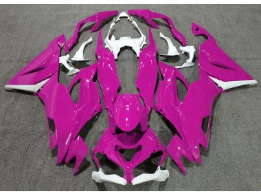 19-23 Rose Brillant & Blanc ZX6R Carénage Moto