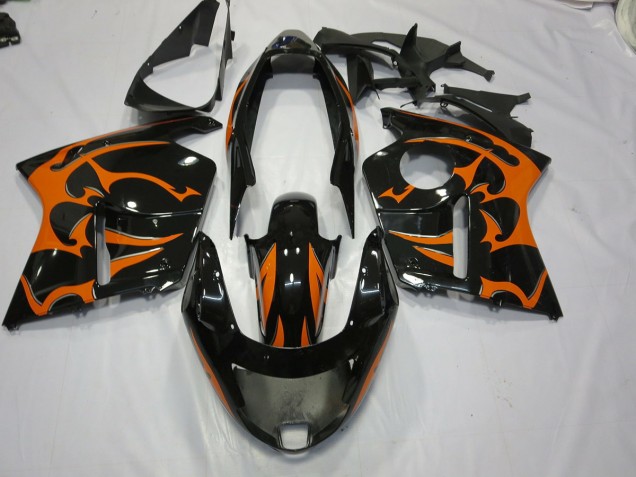 96-07 Noir & Orange CBR1100XX Carénage Moto 96-07 Noir & Orange CBR1100XX Carénage Moto