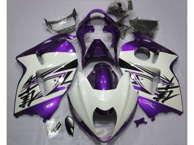 97-07 Blanc Brillant & Violet GSXR 1300 Carénage Moto