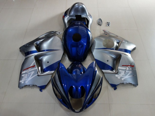 97-07 Bleu Profond & Argent GSXR 1300 Carénage Moto