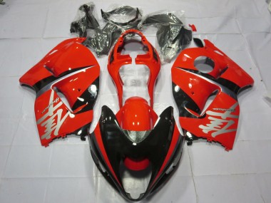 97-07 Décalcomanie Argentée Rouge & Noire GSXR 1300 Carénage Moto