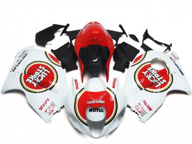 97-07 Style Rouge Lucky Strike GSXR 1300 Carénage Moto