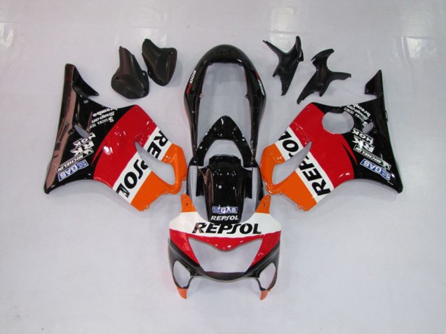 99-00 Repsol Rouge Orange & Noir CBR600 F4 Carénage Moto
