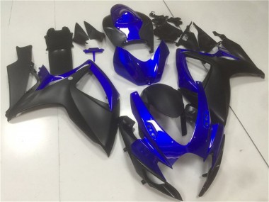 Achat Carénages Moto Suzuki GSXR 600/750 2006-2007 - Bleu Noir Mat
