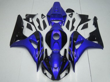 Achat Kits Carénage Moto Honda CBR1000RR 2006-2007 - Bleu Noir Brillant