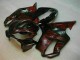 Carénages Moto Honda CBR600 F4i 2004-2007 - Noir Brillant Rouge Flamme