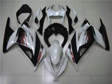 Achat Carénage Moto Kawasaki Ninja 300 EX300R 2013-2024 - Blanc Rouge Noir