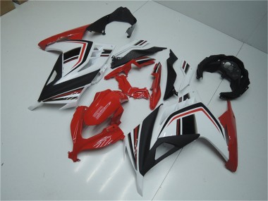 Achat Carénages Moto Kawasaki Ninja 300 EX300R 2013-2024 - Blanc Rouge Noir