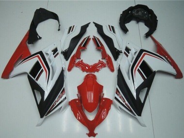 Achat Carénages Moto Kawasaki Ninja 300 EX300R 2013-2024 - Blanc Rouge Noir
