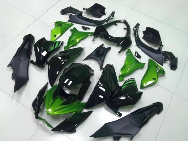 Achat Carénage Moto Kawasaki Z800 2013-2018 - Vert Noir Brillant