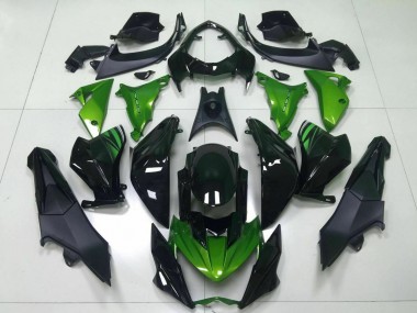 Achat Carénage Moto Kawasaki Z800 2013-2018 - Vert Noir Brillant