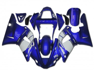 Achat Carénage Moto Yamaha YZF R1 2000-2001 - Bleu Blanc