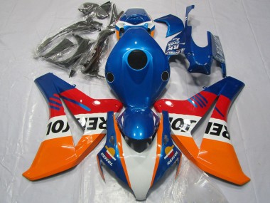 Achat Carénages Moto Honda CBR1000RR 2008-2011 - Orange Blanc Rouge Bleu Repsol